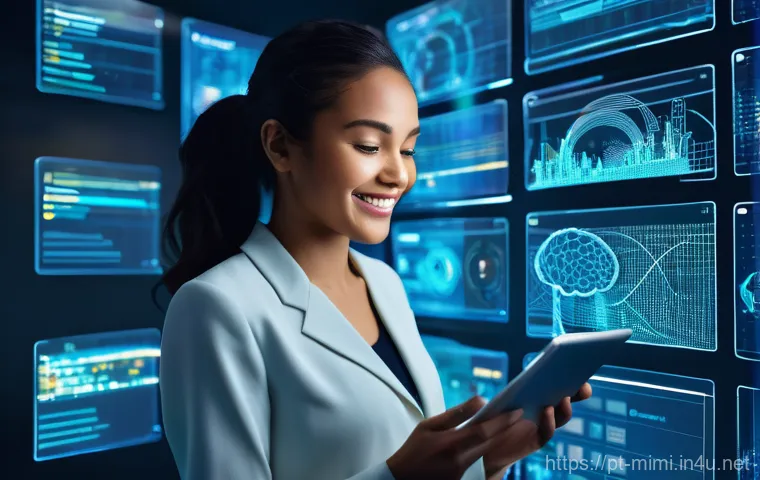 미미의 글로벌 마케팅 전략 - **Prompt: "A vibrant and interconnected digital world, showcasing a diverse group of adults from var...