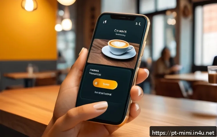 미미 캐릭터의 사용자 경험 디자인 - A vibrant digital shopping app interface displayed on a modern smartphone held by a young Brazilian ...